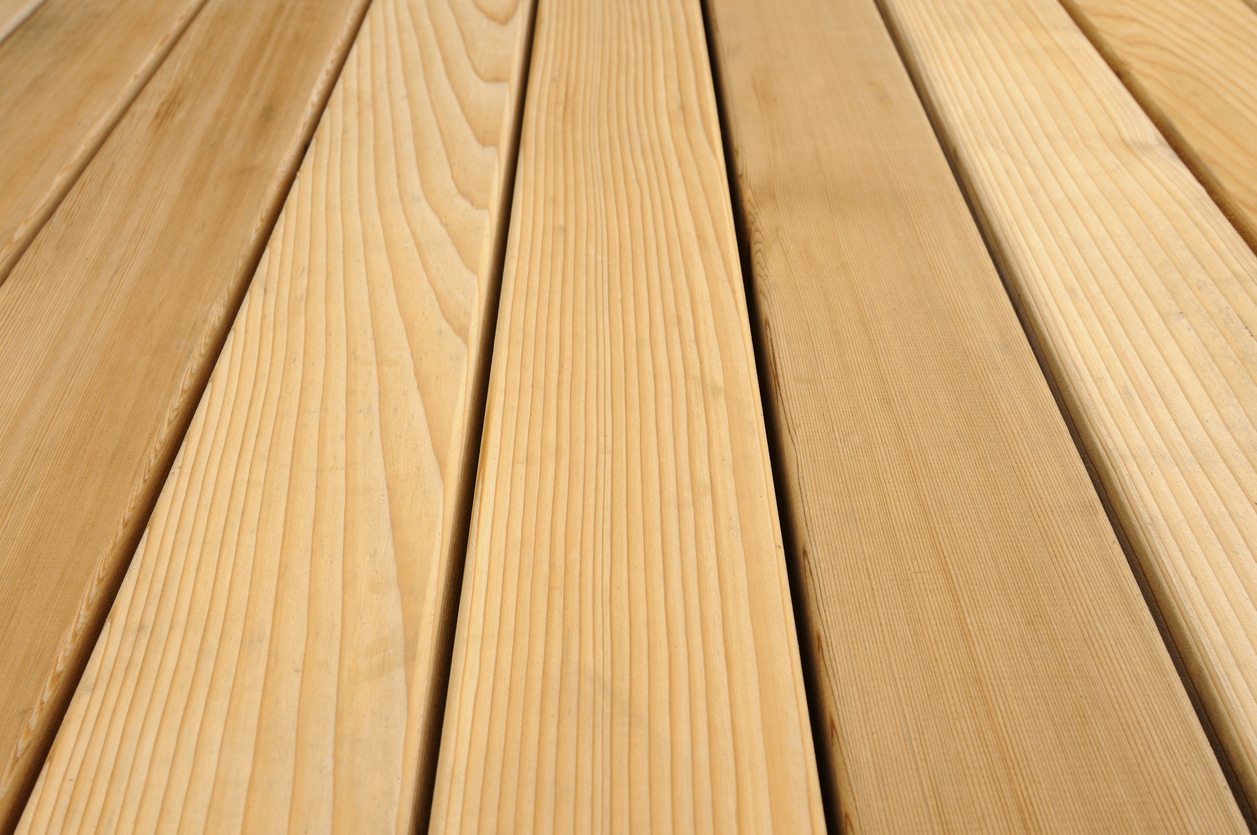 Closeup of New Cedar Wood Cedar Lumber Supply Chilliwack