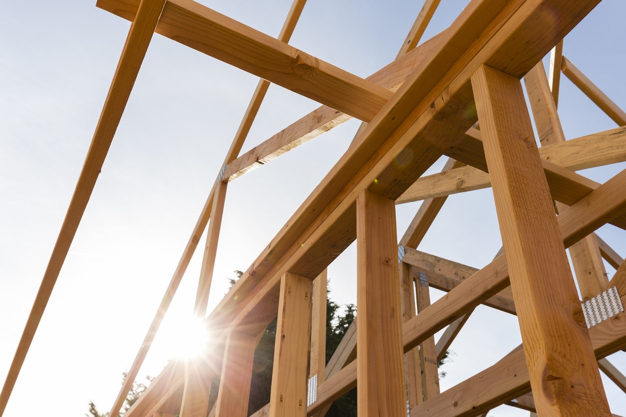 roof trusses of new home construction Roofing Trusses Building Supplies Chilliwack Lumber